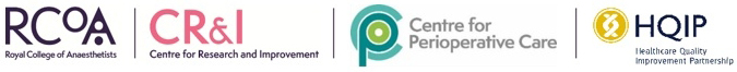 RCoA, CR&I, CPOC and HQIP logos