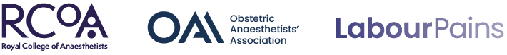 RCoA, OAA and Labour Pains logos