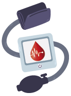 Low blood pressure that needed treatment