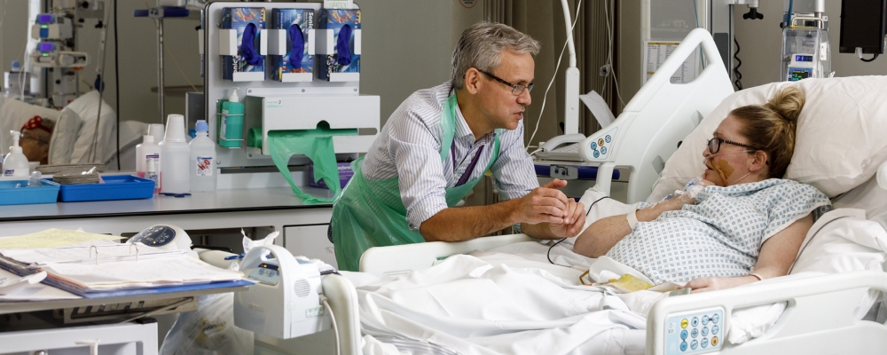 Doctor consulting patient
