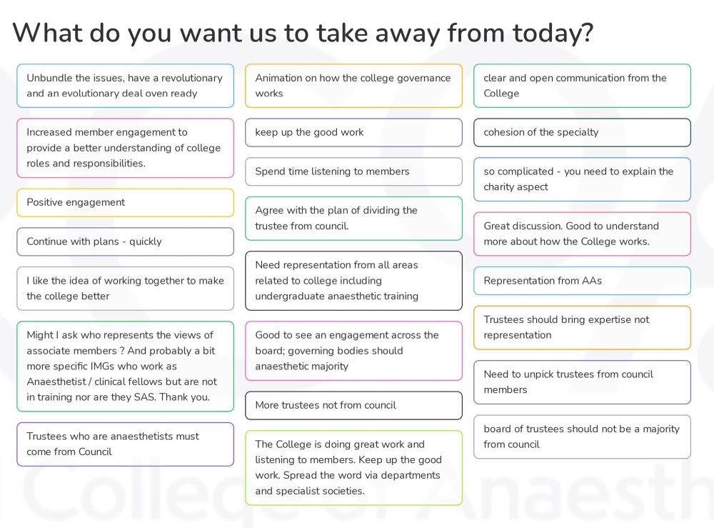 Let's talk - key takeaways