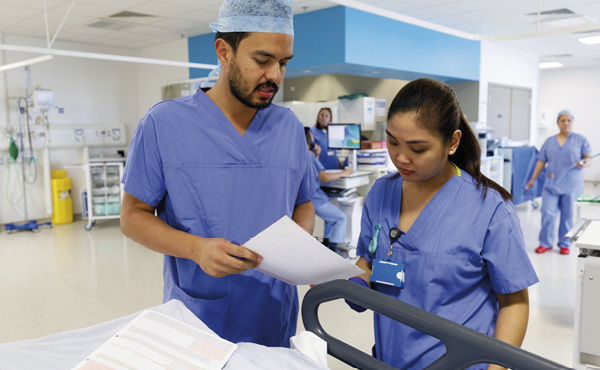 Doctors on the ward