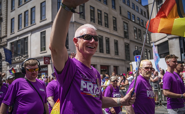 Andrew Hartle at Pride
