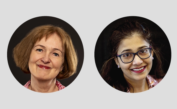 Kirstin May and Ashwini Keshkamat