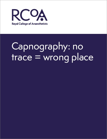 Front cover for capnography: no trace, wrong place
