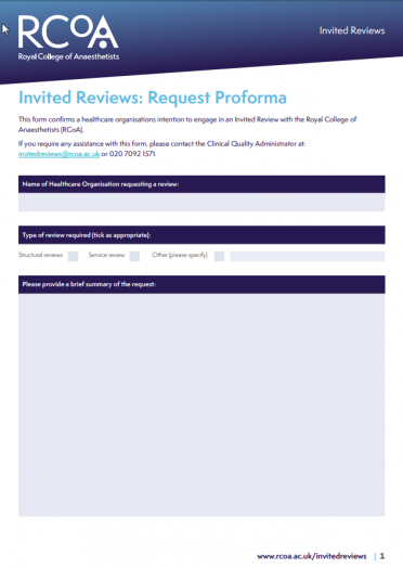 Request an invited review