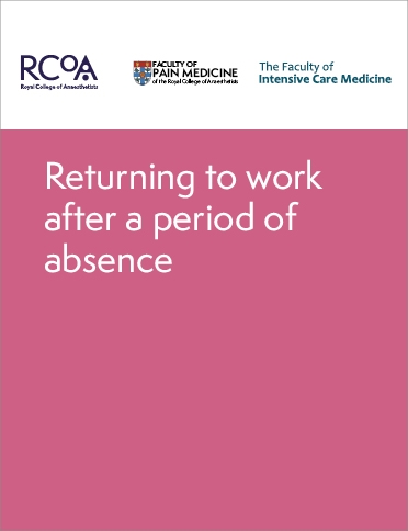 Front cover of Returning to work after a period of absence guidance