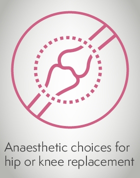 Anaesthetic choices for hip or knee replacement - translation icon