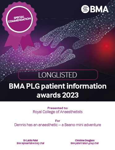 BMA Patient Information Awards 2023 - portrait
