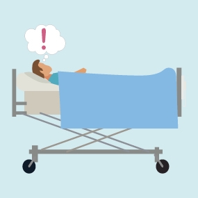 Waking up during a general anaesthetic (accidental awareness) icon