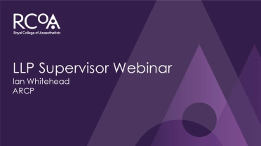 LLP Supervisor Webinar