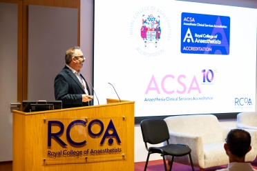 Dr Jon Chambers introduces the ACSA scheme at the 2025 Annual forum