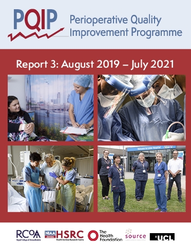 PQIP Report 2021 cover